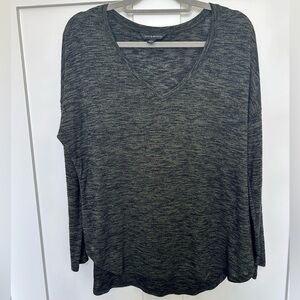 Rock & Republic heathered green long sleeve tunic/tee top